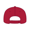 OTTO CAP 31-069 5 panel mid profile cap in red, back view