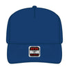 OTTO CAP 31-069 5 panel mid profile cap in royal, front view