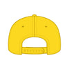 OTTO CAP 31-069 5 panel mid profile cap in yellow, back view