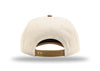 Rear view of the Richardson 5 Panel Champ Cap showing the adjustable snapback feature.