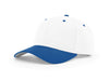 Richardson 212 Pro Twill Snapback in White and Royal Blue