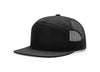 Black 7 Panel Richardson Trucker Hat