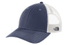 Urban Navy and White mesh North Face Trucker Hat