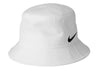 White Nike Swoosh Bucket Hat