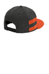 New Era 408 Shadow Heather Striped Flat Bill Snapback Cap