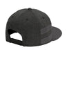 New Era 408 Shadow Heather Striped Flat Bill Snapback Cap