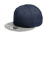 New Era 408 Shadow Heather Striped Flat Bill Snapback Cap