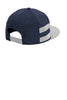 New Era 408 Shadow Heather Striped Flat Bill Snapback Cap