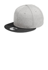New Era 408 Shadow Heather Striped Flat Bill Snapback Cap