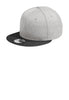 New Era 408 Shadow Heather Striped Flat Bill Snapback Cap