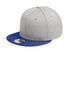 New Era 408 Shadow Heather Striped Flat Bill Snapback Cap