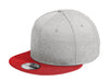 New Era 408 Shadow Heather Striped Flat Bill Snapback Cap