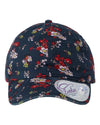 Women's Fashion Printed Cap - Makeup Resistant - Ponytail Opening