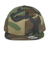 New Era 400 Flat Bill Snapback Cap - Includes Custom Leather Patch