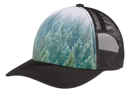 Photo Real Snapback Trucker Cap Includes Free Leather Patch