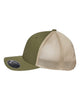 Flexfit 110M Olive and Khaki Trucker Hat
