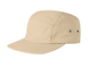 A khaki color camper hat. Laser engraved leather patch included.