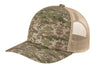 Olive Drab Green Digi/ Coyote Brown Camo Cap with khaki mesh and adjustable snapback.