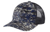 Rich Navy Digi/ Grey Steel Digi Camo Cap with an adjustable snapback.

